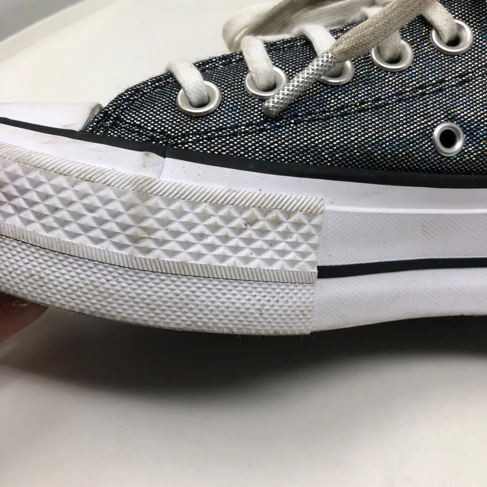 Converse Chuck Taylor All Star Lift Platform Sneakers Womens 5.5 Shimmer